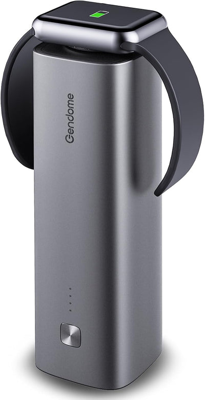 GENDOME Portable Charger LiFePO4 Battery, QC3.0 & PD3.0 22.5W Fast Charging, 15000mAh Portable Power Bank Built in USB C Cable, Travel Essential Backup Battery with USB-C in/Output