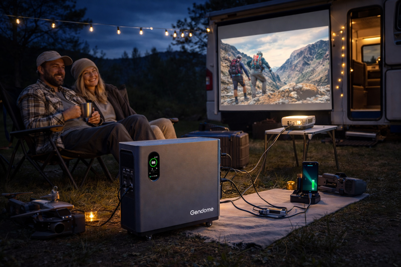 Power supply available anytime, anywhere, without reliance on external sources.