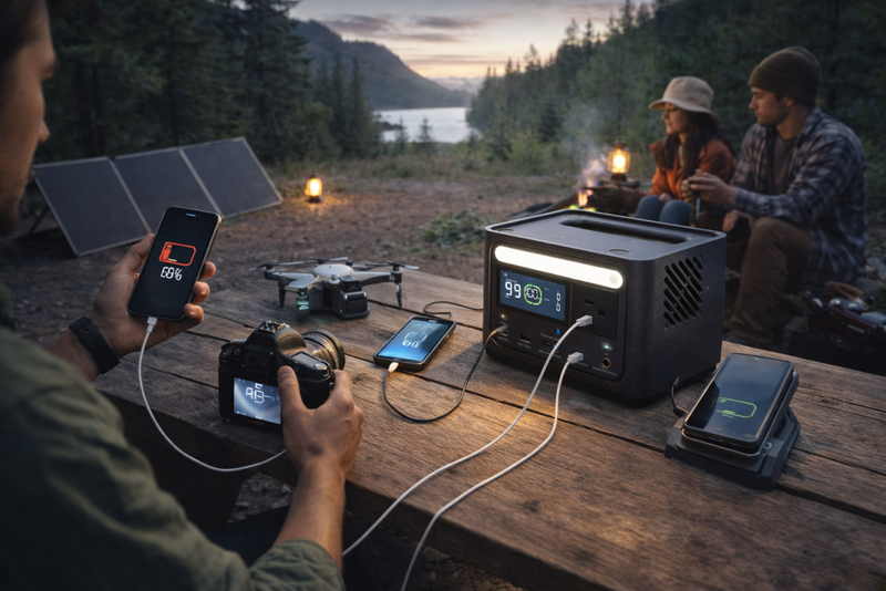 Say goodbye to power outages while camping – the G300 is all you need.